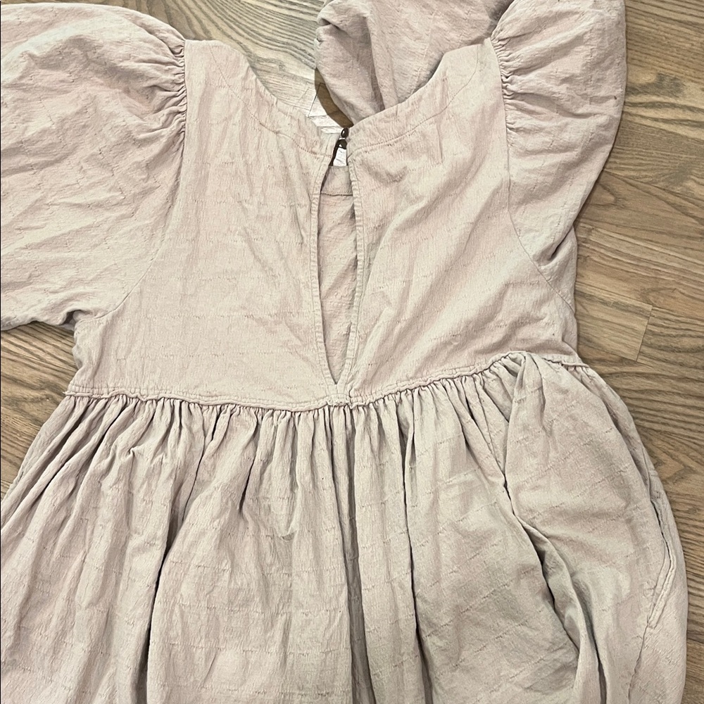 FP Beach Neutral Linen-Blend dress - Picture 5 of 5